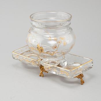 A table set in three pcs by Baccarat from the turn of the century 1900.