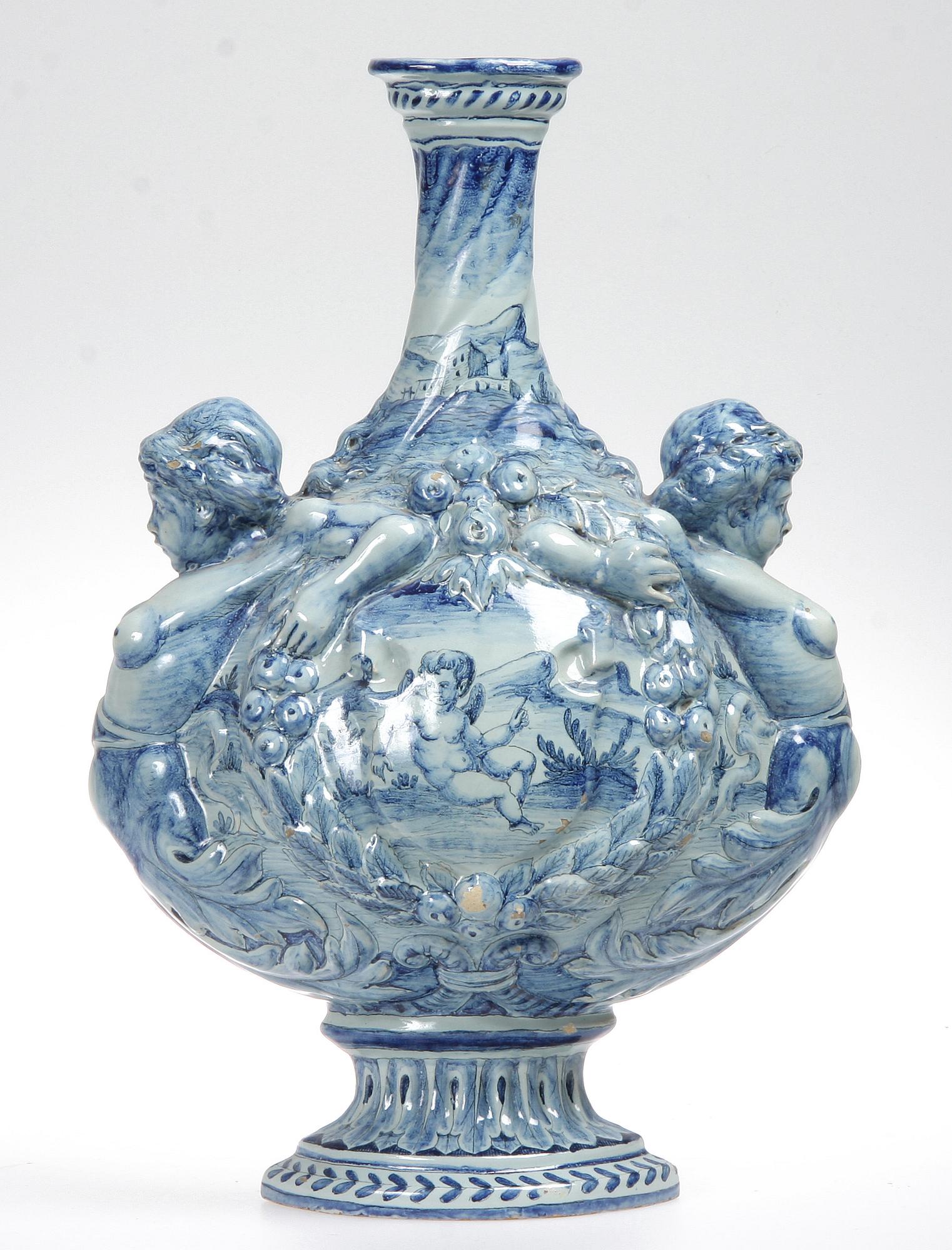 KRUS, fajans, troligen Holland 1700/1800-tal.