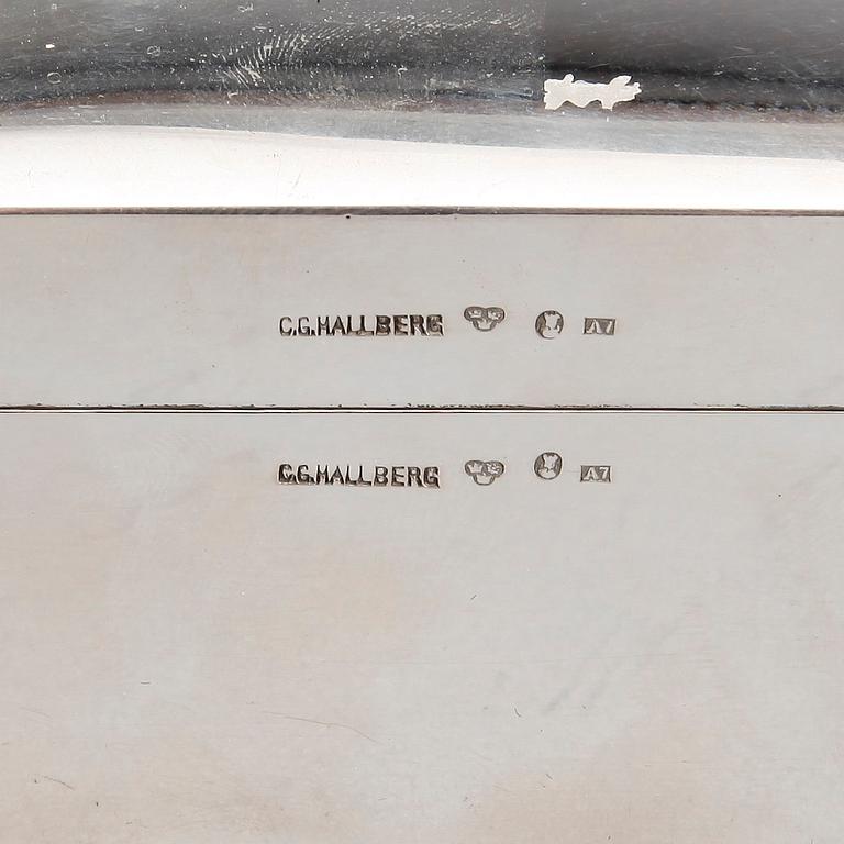 SKRIN, silver. CG Hallberg, Stockholm, 1903. Vikt tot ca 737 g.