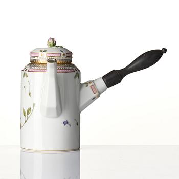 A Royal Copenhagen 'Flora Danica' coffee pot with cover, Denmark, 20th century.