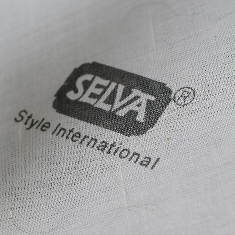 A dining set with seven pieces, designed Louis Philippe, Selva, from late 20th century.