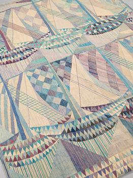 Marianne Richter, TAPESTRY. "Skutor, blå". Tapestry variant. 211,5 x 151 cm. Signed AB MMF MR.