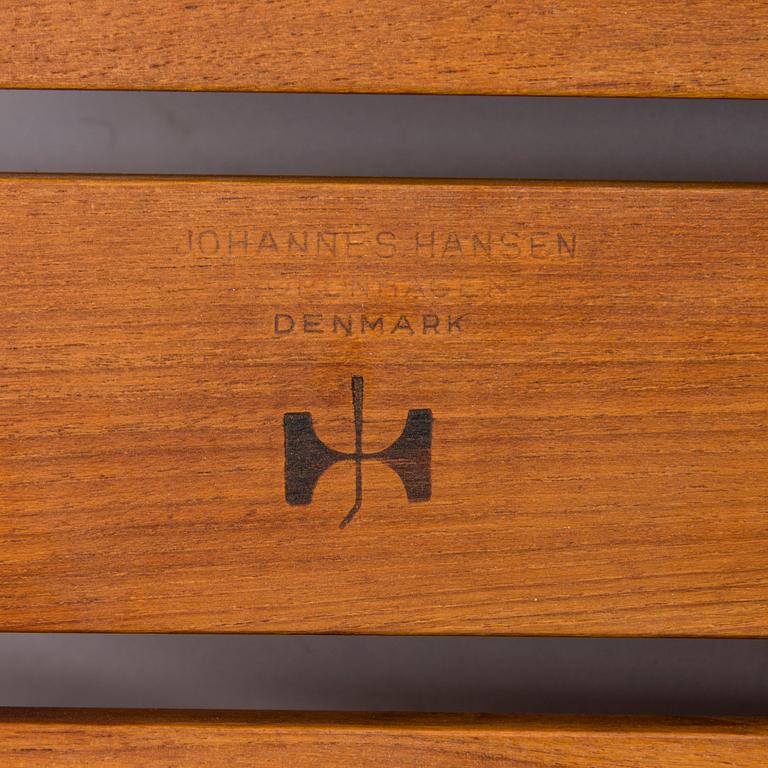 HANS J WEGNER, a Danish 'JH574' bench for Johannes Hansen.