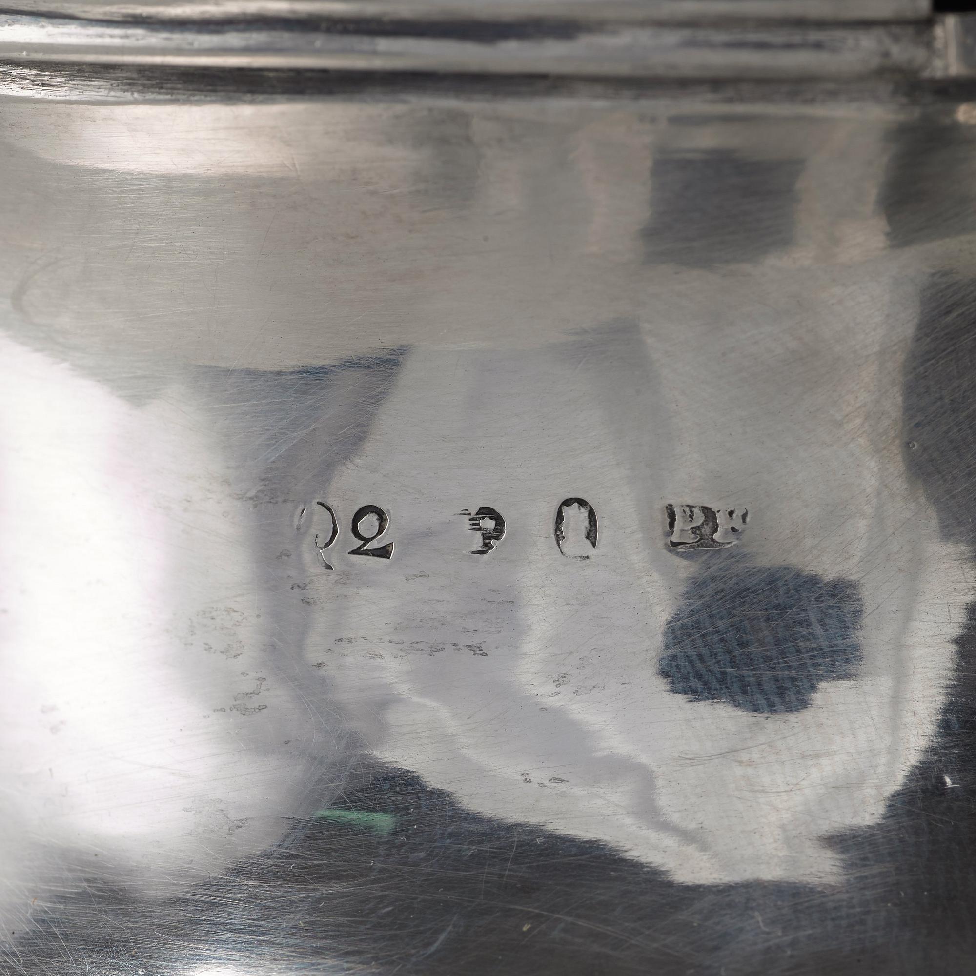 Petter Eneroth, kaffekanna, silver, Stockholm 1798, gustaviansk.