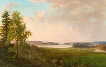 150. Albert Blombergsson, IDYLLIC LANDSCAPE.