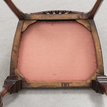 A late 20th century 10 piece Chippendale dining group.