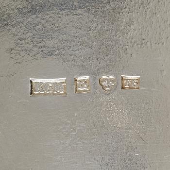 A lot of silver, 8 pieces, including with mark of KG Markströms, Uppsala 1897.