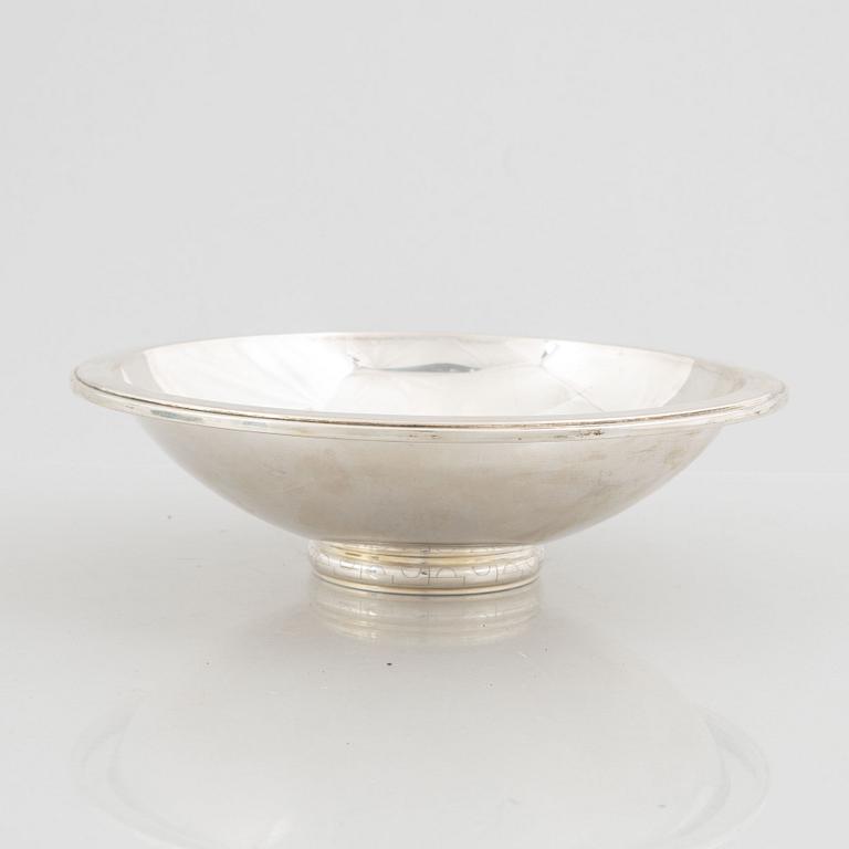 A Norwegian silver bowl, marks of J. Tostrup, Oslo, first half of the 20th Century.