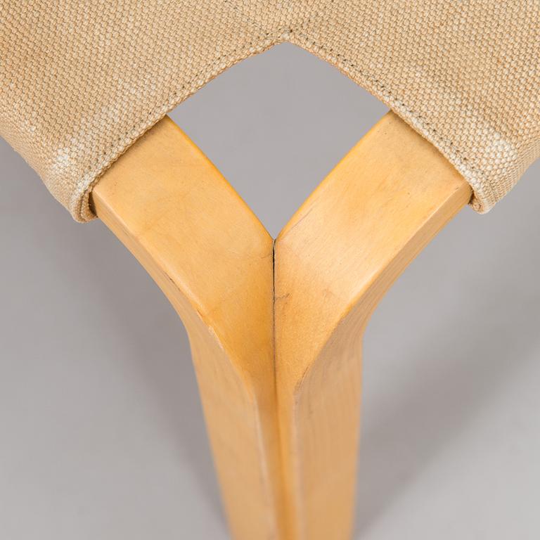 Alvar Aalto, A 1960s stool, model Y61, Artek, Finland.