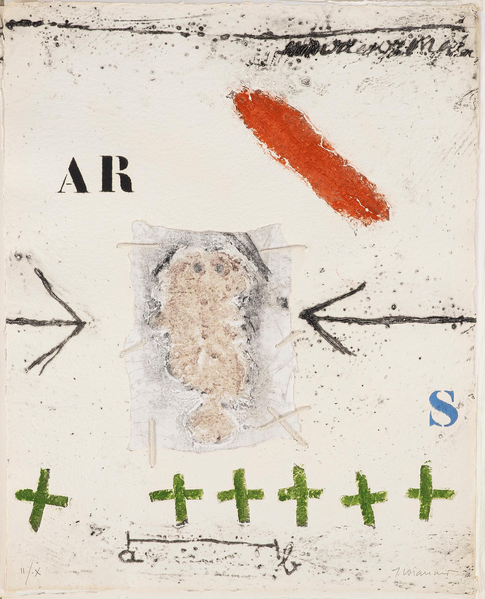 James Coignard, "Visage-Silex Quatre Gravures Originales".