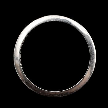 ALLIANSRING, platina, med briljanter.