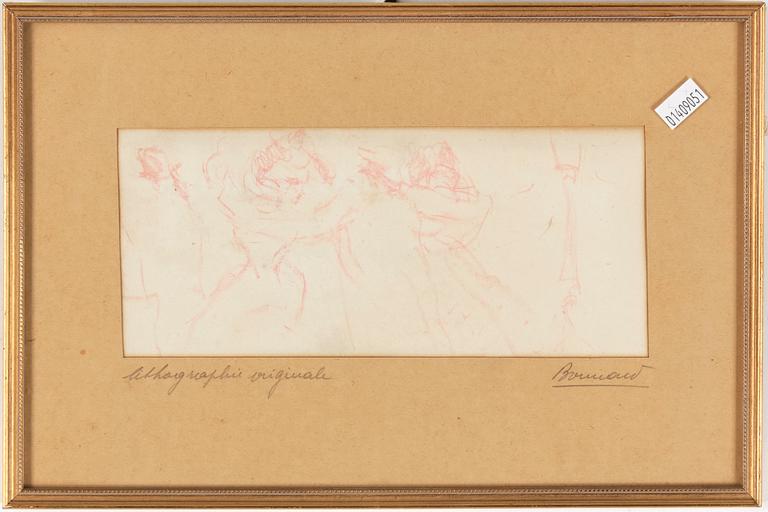 PIERRE BONNARD, litografi. Ur "Parallèllement", A. Vollard, Paris 1900.