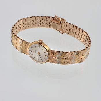 ARMBANDSUR, dam, 18K guld, Omega. Vikt 45,2 gram.