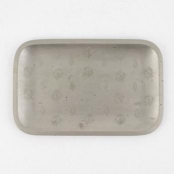 Firma Svenskt Tenn, a pewter tray, Stockholm 1932.