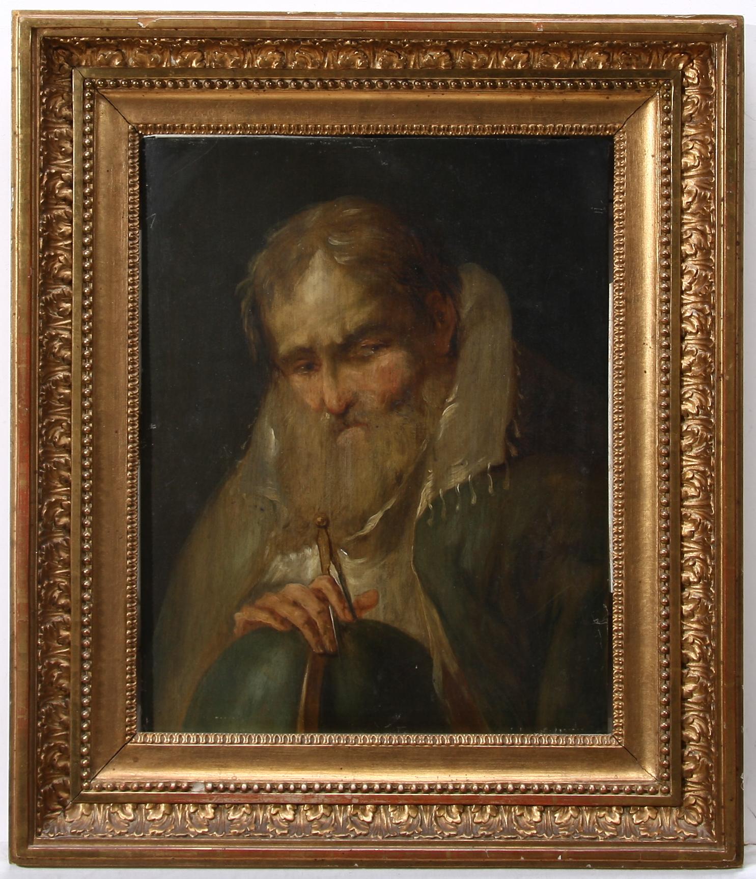 OKÄND KONSTNÄR, olja på pannå, osign, 1800-tal.