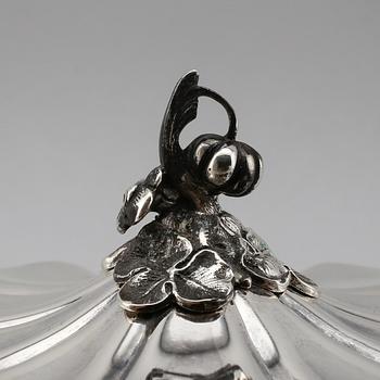 SOCKERSKRIN, silver, AG Dufwa, Stockholm 1911. Vikt ca 528 gram.