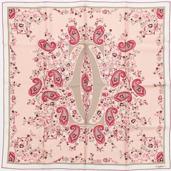 Cartier, a twill silk scarf.