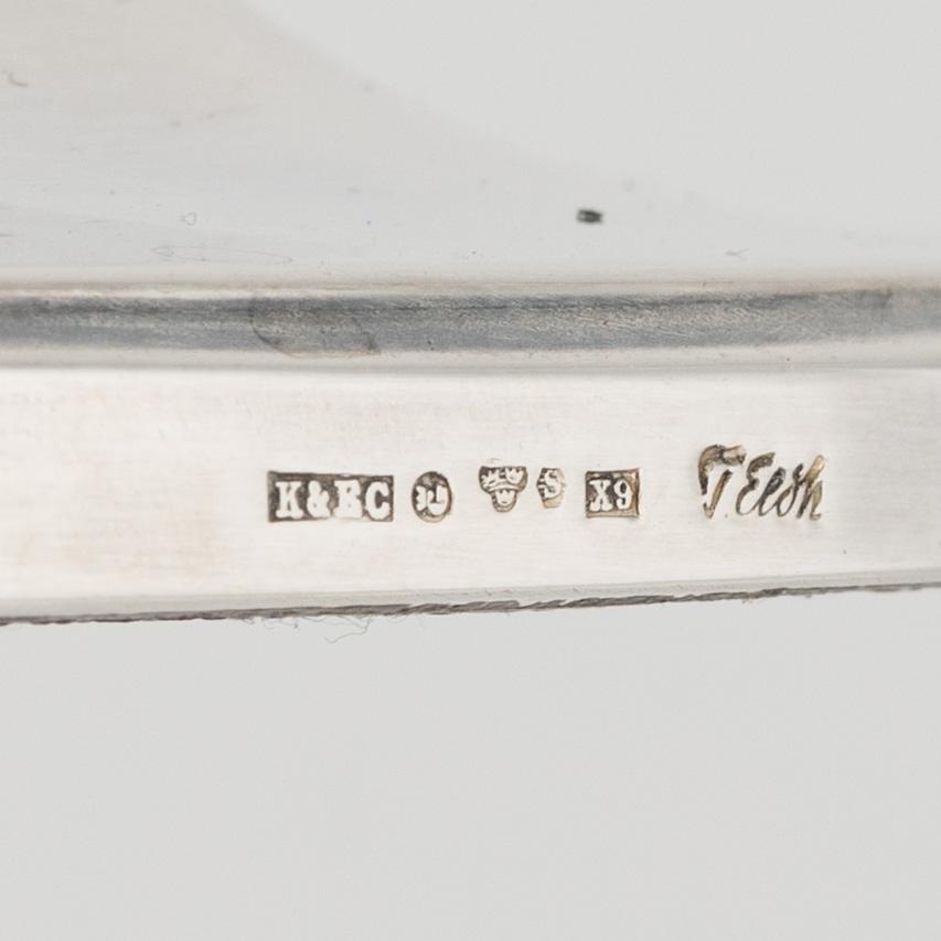 2+2 Swedish Silver Candlesticks, Tore Eldh, Ceson, Gothenburg 1972 and GAB, Stockholm 1960.