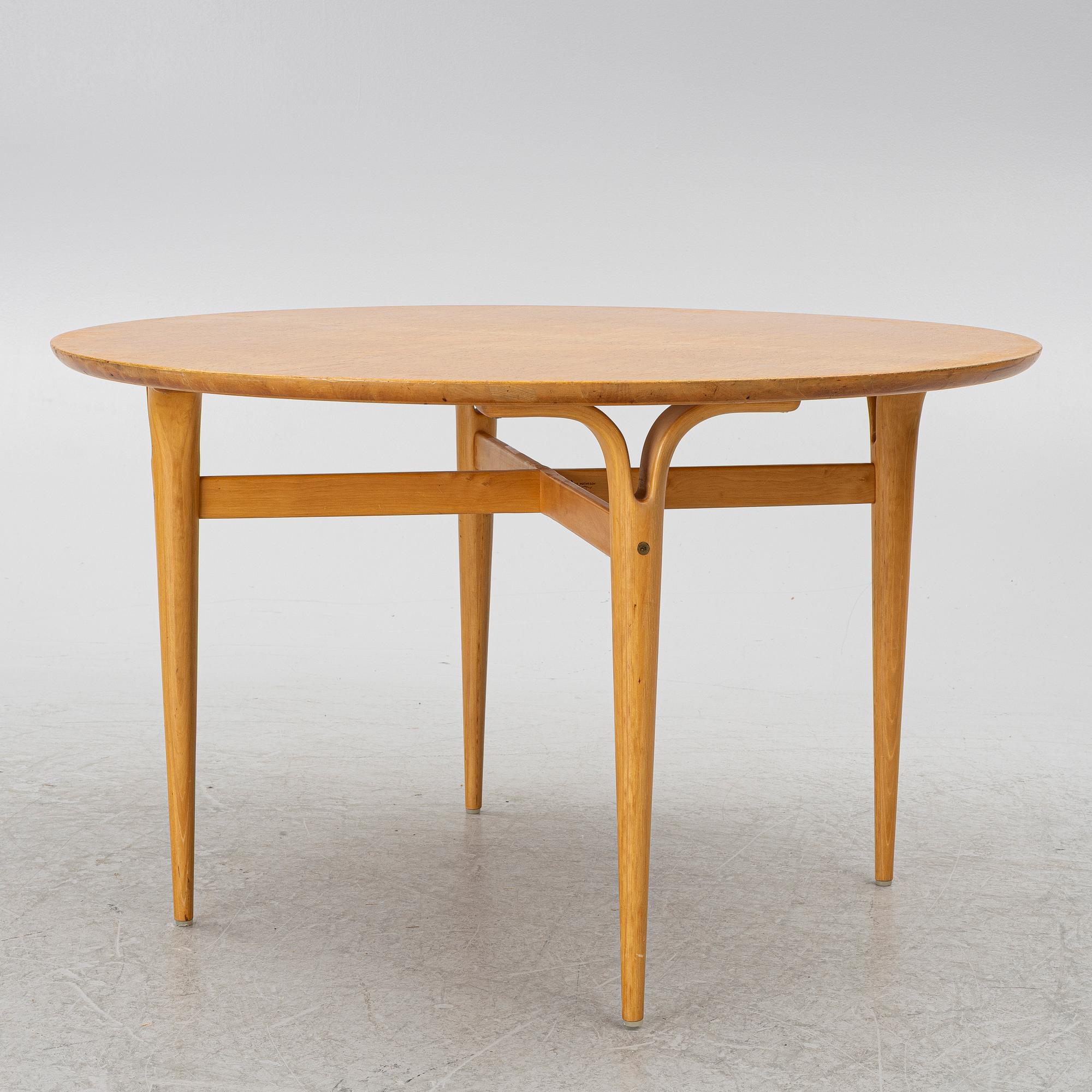 Bruno Mathsson, soffbord, Firma Karl Mathsson, Värnamo, 1978.