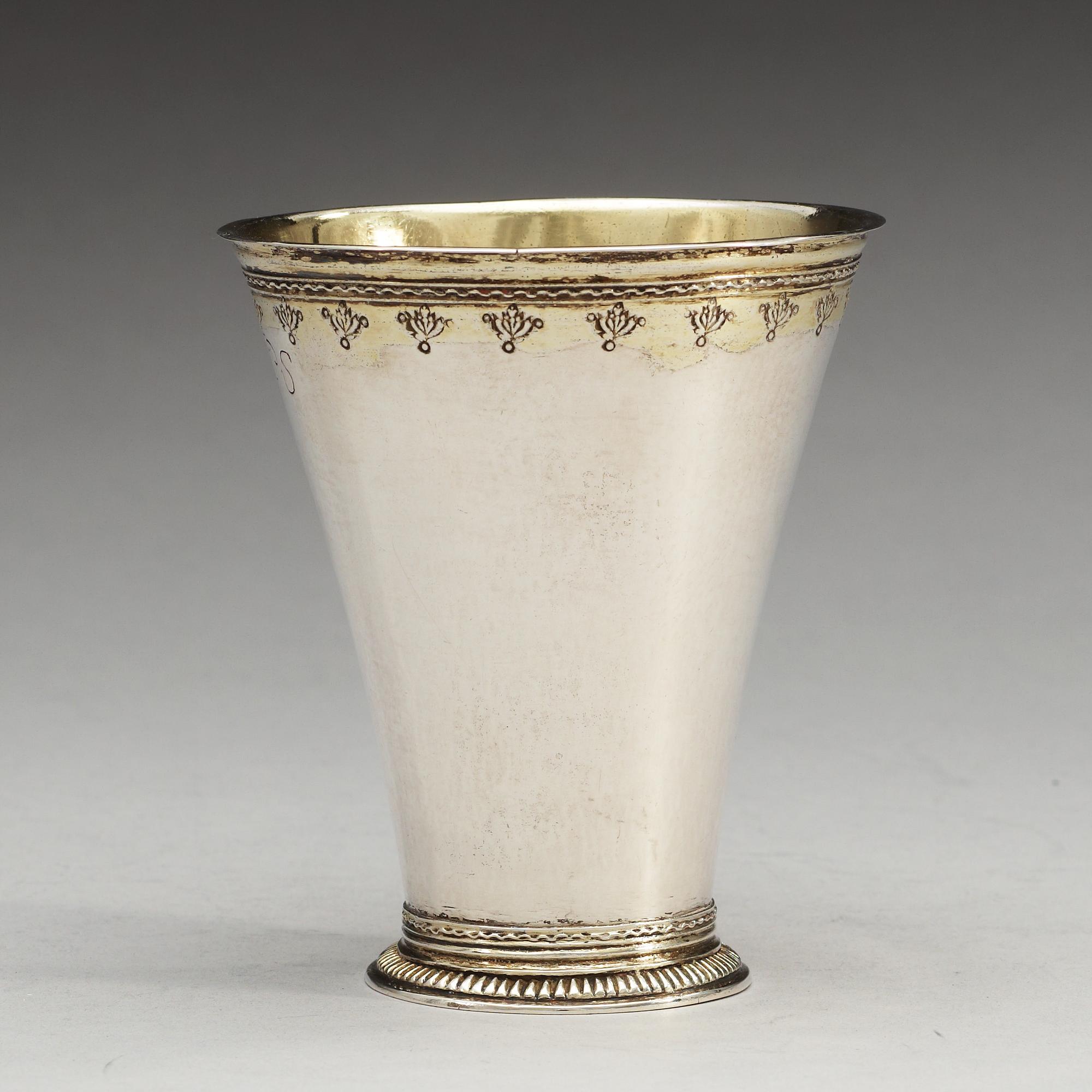 BÄGARE, av Thomas Beckman d.y., Örebro (verksam 1727-1759 (1772)).