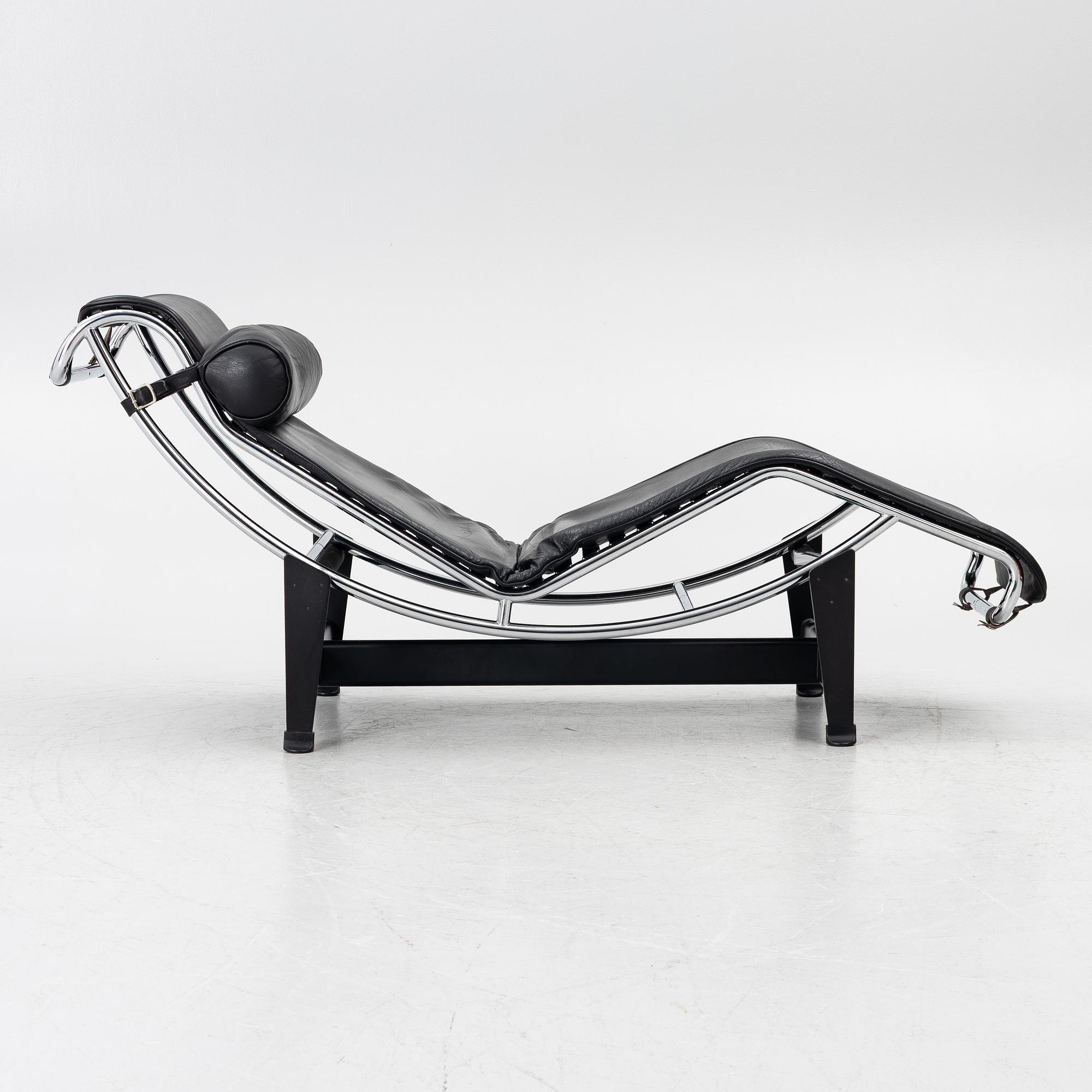 Le Corbusier (Charles-Édouard Jeanneret), Pierre Jeanneret & Charlotte Perriand, chaise longue, model "LC4", Cassina, Italy.