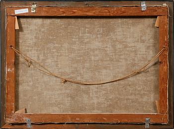 OKÄND KONSTNÄR, olja på duk, osignerad, omkring sekelskiftet 1800/1900.