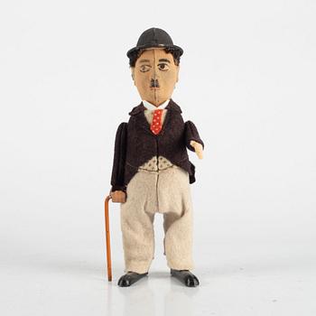 Schuco, mechanical toy "Charlie Chaplin", 1920-30s.