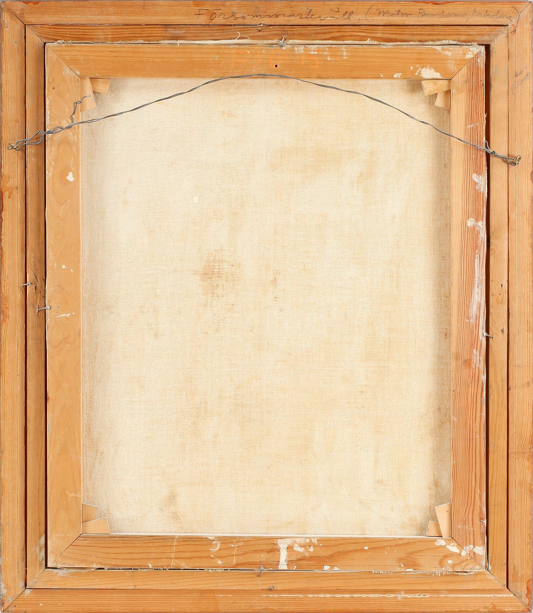 HARALD LINDBERG, olja på pannå, signerad.