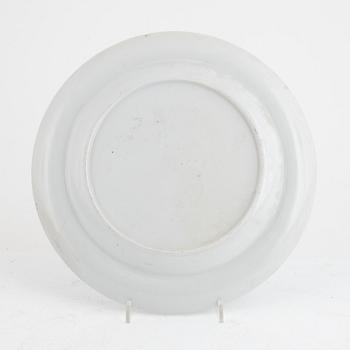 Servisdelar, 10 delar, porslin, Kina, Qianlong (1736-95) & Jiaqing (1795-1820).