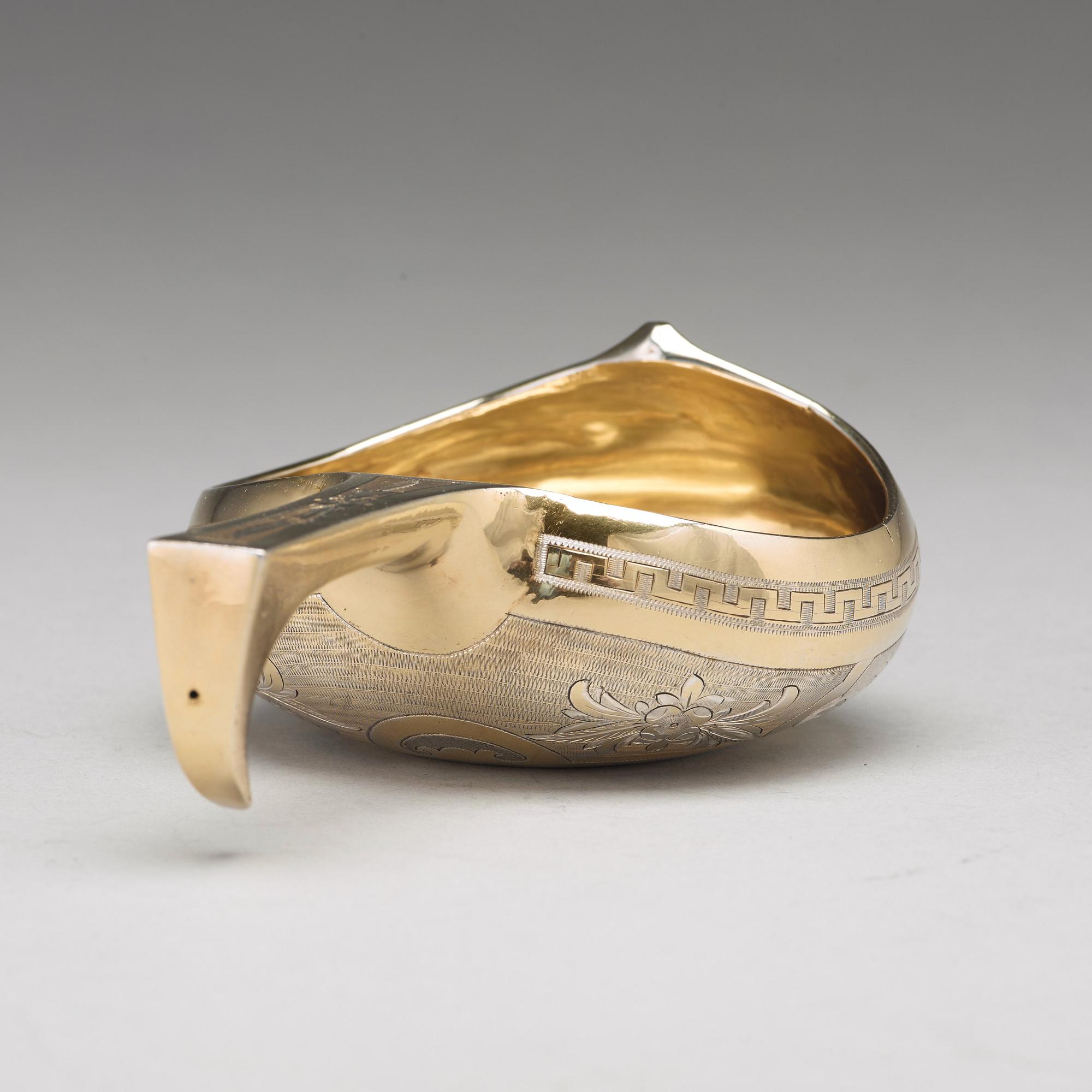 Kåsa, silver, oidentifierad mästare, Moskva 1873.