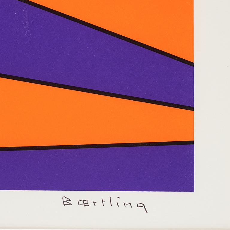 OLLE BAERTLING, silkscreen in colour, signed and numbered 20/100.