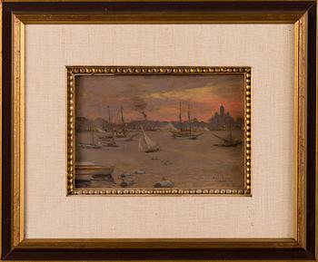 Louis Sparre, HELSINKI HARBOUR.