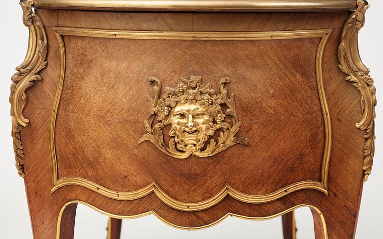 A Napoleon III writing desk, late 19th century.