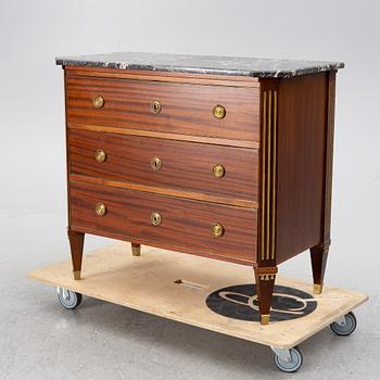 A Gustavian style chest of drawers, Sweden, first half of the 20th century.