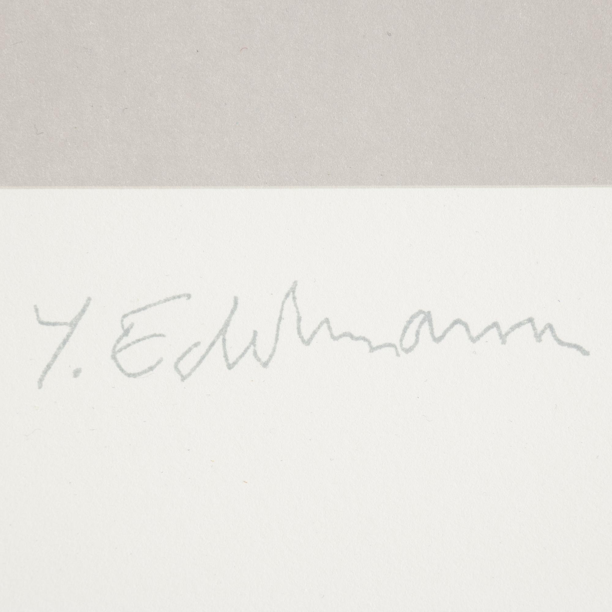 Yrjö Edelmann, färglitografi, 1991, stämpelsignerad EA 19/30.