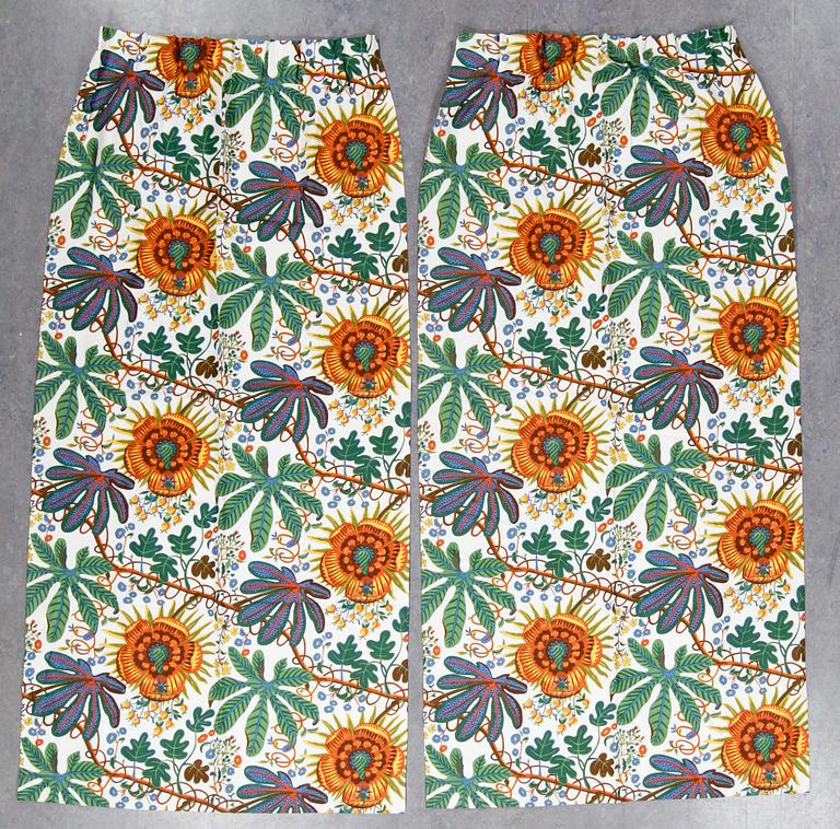 GARDINER, ett par, "Aralia", Josef Frank, Firma Svenskt Tenn.