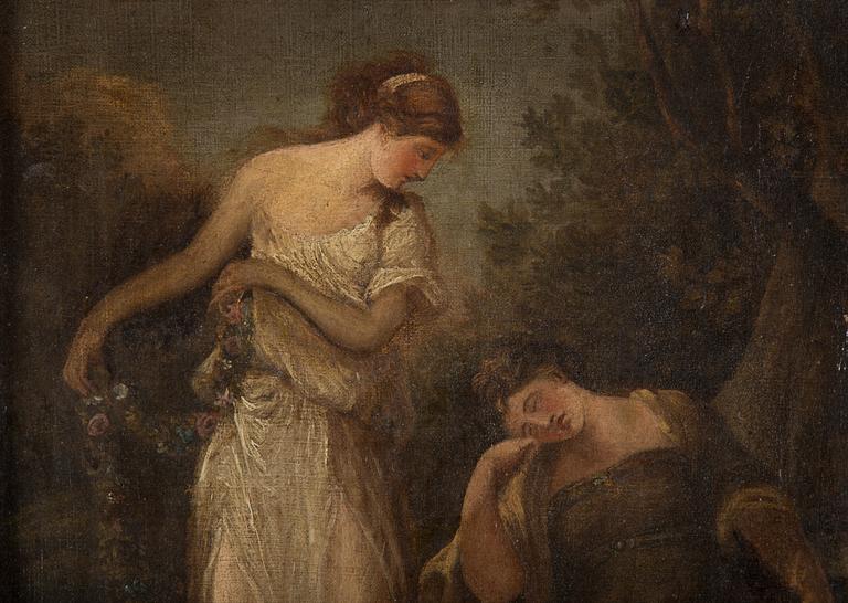 ANGELICA KAUFFMAN, in the manner of, oil on canvas, not signed.