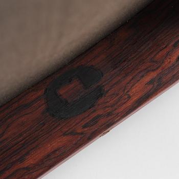 Ib Kofod-Larsen, a rosewood "Elizabeth" easy chair, cabinetmakers Christensen & Larsen, Denmark, 1950s-60s.