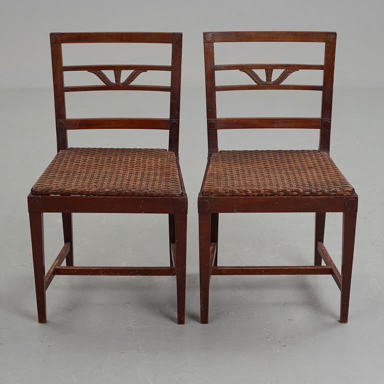 Carl Malmsten, stolar, ett par, Swedish Grace, Stockholm 1920-tal.