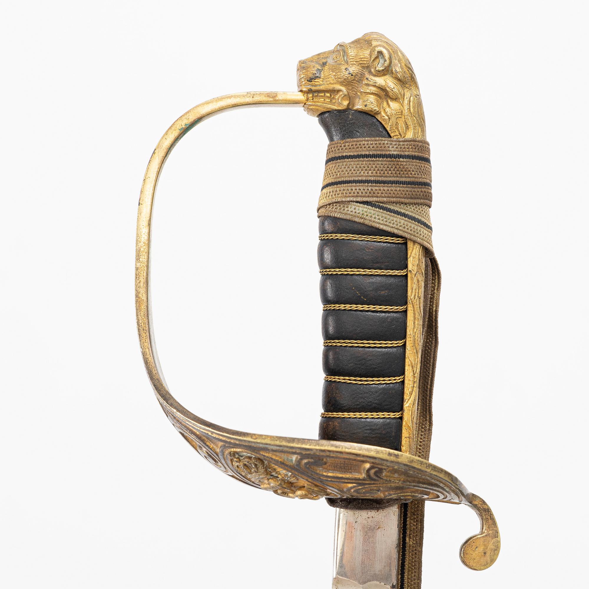 Sabel, svensk, m/1878 för sjöofficer.