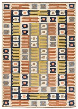 1043. MATTA. "Porslinsmattan". Rölakan. 242,5 x 170 cm. Signerad AB MMF (AB Märta Måås-Fjetterström).