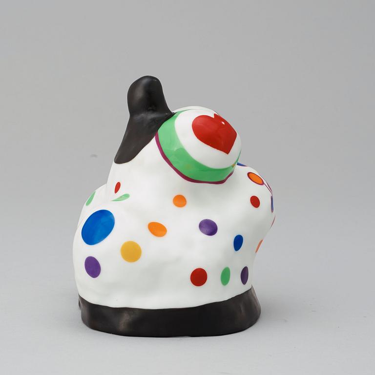 NIKI DE SAINT PHALLE, skulptur, "Nana", Rosenthal Studio Linie, Tyskland.