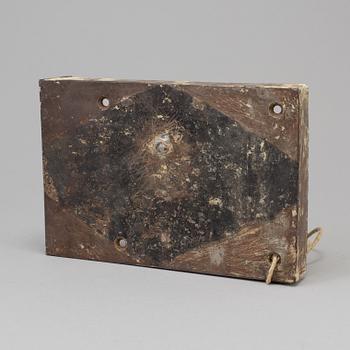 A 19th century lock and key.