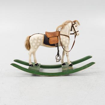 A rocking horse, early 20th Century.
