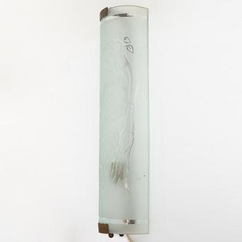 Hugo Borgström, a Swedish Modern wall lamp, Glössner & Co, 1940's.