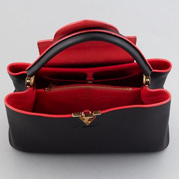 Louis Vuitton, a 'Capucines MM' Taurillon leather, 2015.
