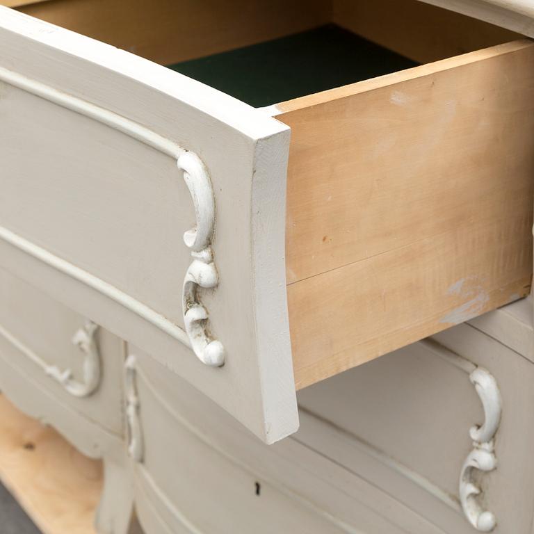 A rococo style sideboard by Fredrik Stærkmose, Odense.