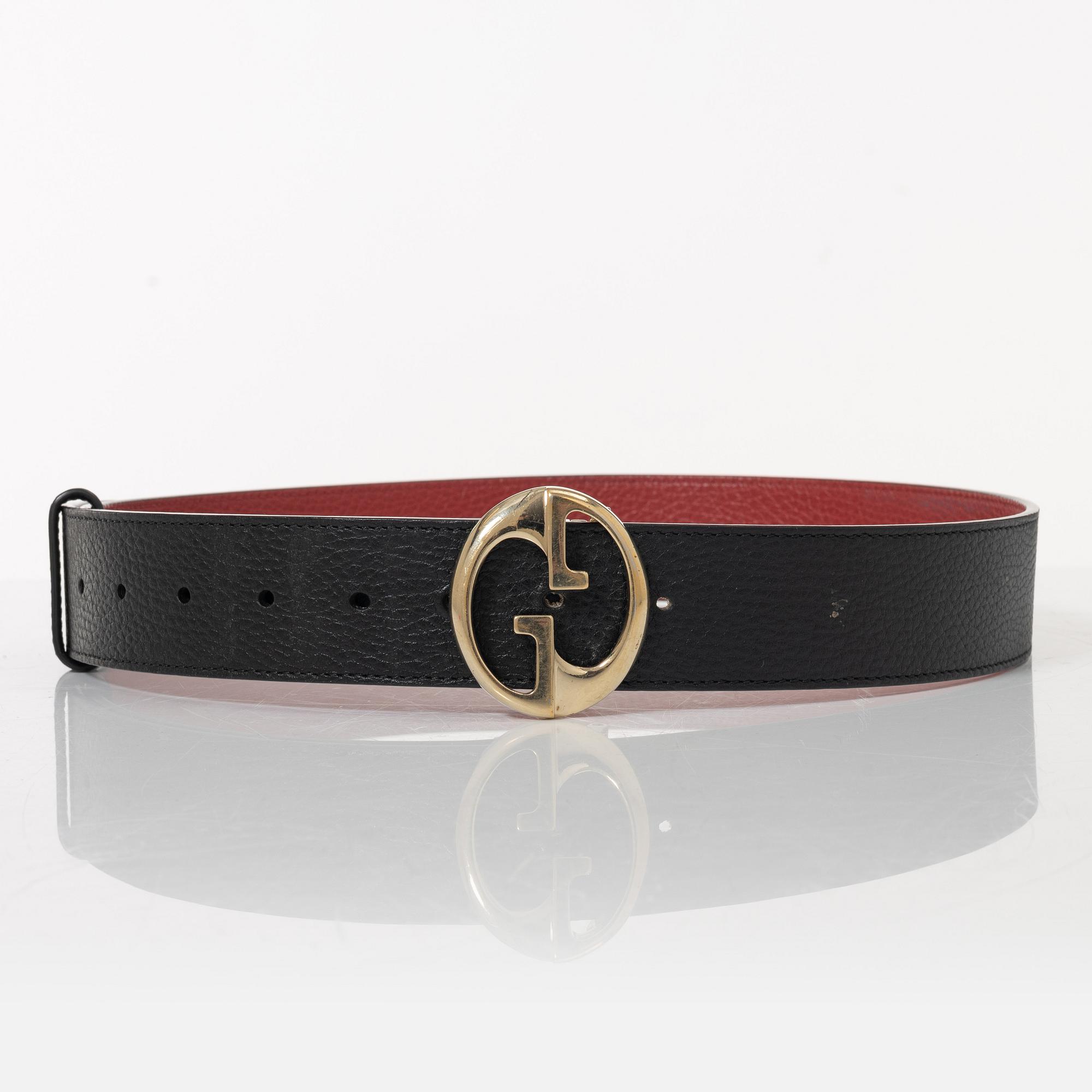 Gucci, skärp, storlek 90.