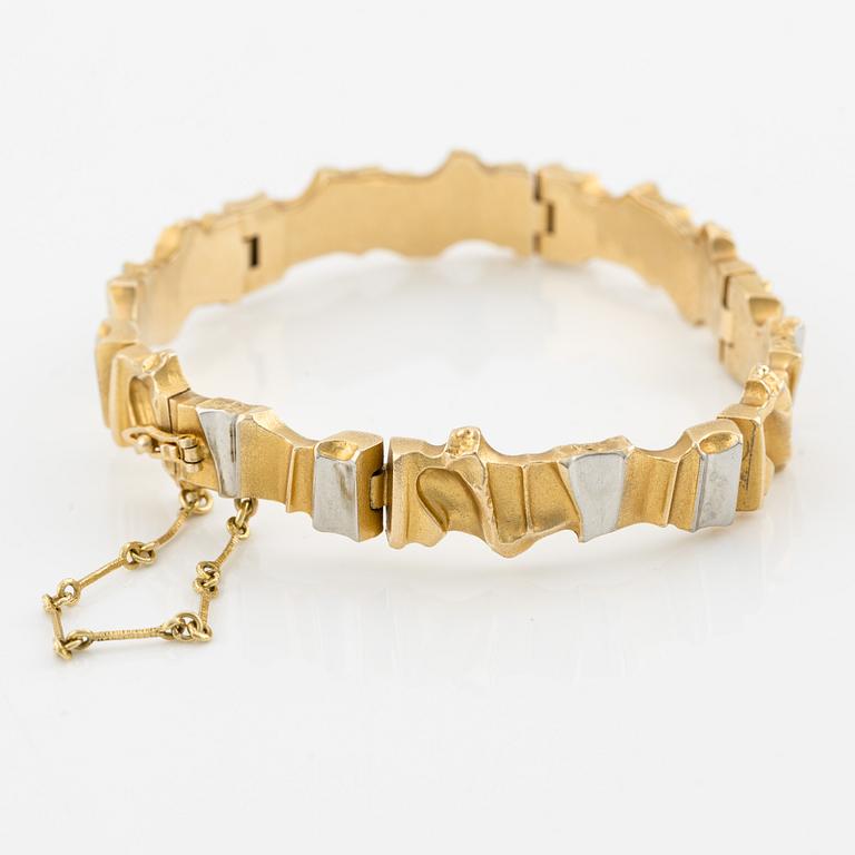 Lapponia bracelet 18K gold and platinum.