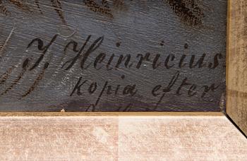 RAM, ca 1900, målning, kopia, signerad I.Heinricius.